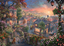Carica l'immagine nel visualizzatore di Gallery, Schmidt Thomas Kinkade: Disney - Lady and the Tramp Jigsaw Puzzle (1000-Piece)