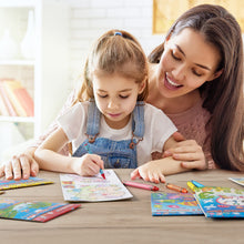 Carica l'immagine nel visualizzatore di Gallery, THE TWIDDLERS - 24 Mini Libri da Colorare con Adesivi per Bambini