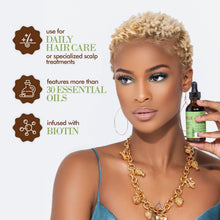 Carica l'immagine nel visualizzatore di Gallery, Mielle - Olio lisciante e rinforzante per capelli, al rosmarino e menta, 59 ml