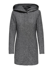 Carica l'immagine nel visualizzatore di Gallery, ONLY Coat ONLSEDONA Coat Dark Grey Melange l Dark Grey Melange L