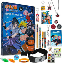Carica l'immagine nel visualizzatore di Gallery, Naruto Calendario dell'Avvento 2022 - 24 Anime Gadget e Cancelleria da Scoprire