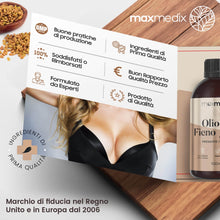 Carica l'immagine nel visualizzatore di Gallery, Olio di Fieno Greco 100ml MaxMedix