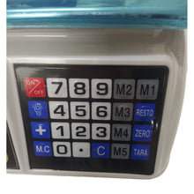 Carica l'immagine nel visualizzatore di Gallery, BILANCIA LCD ELETTRONICA 40kg DIGITALE DIVISIONE 2gr CON BATTERIA RICARICABILE