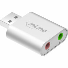 Carica l'immagine nel visualizzatore di Gallery, Scheda Audio USB Esterna, Techole Alluminio Adattatore da a Argento