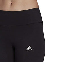 Carica l'immagine nel visualizzatore di Gallery, adidas Essentials High-Waisted Logo Leggings Leggings, Black/White, M Donna