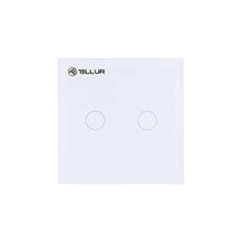 Carica l'immagine nel visualizzatore di Gallery, Interruttore Tattile WiFi Tellur SMART, App per Smartphone, Compatibile con... - Ilgrandebazar