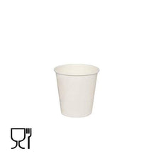 Carica l'immagine nel visualizzatore di Gallery, VIRSUS 500 Bicchieri in Carta per Caffe 75ml Colore Bianco biodegradabili...