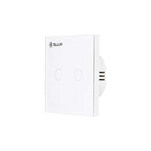 Carica l'immagine nel visualizzatore di Gallery, Interruttore Tattile WiFi Tellur SMART, App per Smartphone, Compatibile con... - Ilgrandebazar