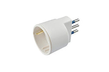 Carica l'immagine nel visualizzatore di Gallery, Poly Pool PP0433 Adattatore Spina Piccola 10 A e Presa Tedesca, 1 Pezzo,...