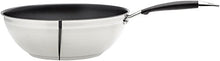 Carica l'immagine nel visualizzatore di Gallery, AmazonBasics - Padella da wok in acciaio INOX, 28 cm - Ilgrandebazar
