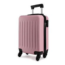 Carica l'immagine nel visualizzatore di Gallery, Kono Trolley rigido in ABS Bagaglio a Mano Valigia Rigida e Leggera con Rosa