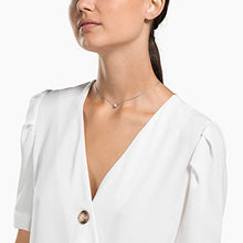 Carica l'immagine nel visualizzatore di Gallery, Swarovski Collana Attract Round, Cristallo Bianco, Rodiata, da Donna - Ilgrandebazar