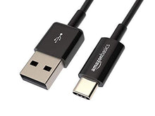 Carica l'immagine nel visualizzatore di Gallery, AmazonBasics - Cavo USB da maschio Type-C a USB-A 2.0, 0.9 m, Nero - Ilgrandebazar