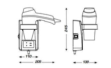 Carica l'immagine nel visualizzatore di Gallery, Jvd Clipper II – Asciugacapelli speciale per Bagno, Bianco, con base di... - Ilgrandebazar