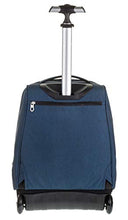 Carica l'immagine nel visualizzatore di Gallery, Trolley Invicta Benin Recycled, Blu, 35 Lt, 2in1 Zaino con Sollevamento Blu