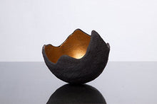Carica l'immagine nel visualizzatore di Gallery, Guscio cemento d'oro - S (15 cm) - nero - Ilgrandebazar