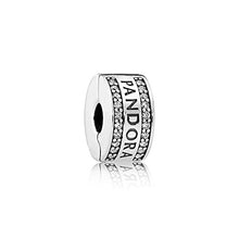 Carica l'immagine nel visualizzatore di Gallery, Pandora 792056CZ Forever Clip per bracciali Donna, Argento Sterling 925 - Ilgrandebazar