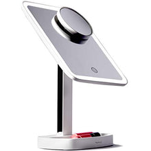 Carica l'immagine nel visualizzatore di Gallery, Fancii Specchio per Trucco Illuminato a LED con 3 Toni Cromatici Regolabili,... - Ilgrandebazar