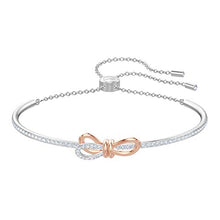 Carica l'immagine nel visualizzatore di Gallery, Swarovski Bangle Lifelong Bow, Cristallo Bianco, da Donna, Mix di Placcature... - Ilgrandebazar