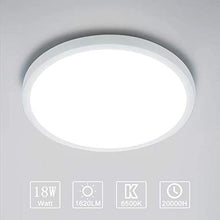 Carica l'immagine nel visualizzatore di Gallery, Yafido LED Plafoniera 18W Ultra magro UFO Pannello Rotondo Bianco Freddo - Ilgrandebazar