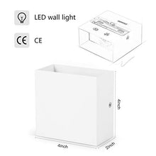 Carica l'immagine nel visualizzatore di Gallery, 2 Pezzi 6W LED Applique da parete Lampada Parete Bianco Caldo 3000k... - Ilgrandebazar