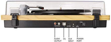 Carica l'immagine nel visualizzatore di Gallery, Giradischi bluetooth per vinile con altoparlanti stereo, giradischi per...