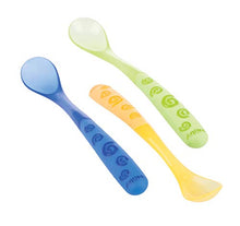 Carica l'immagine nel visualizzatore di Gallery, Nuby Cucchiaino svezzamento, manico lungo, set da 3 - Ilgrandebazar