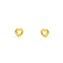 Carica l'immagine nel visualizzatore di Gallery, Monde Petit T1847P - Orecchini per bambini, oro giallo 18k (750) - Ilgrandebazar