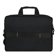 Carica l'immagine nel visualizzatore di Gallery, Amazon Basics - Borsa compatta per computer portatile con tasche per accessori (15,6 pollici, 40 cm), nero, confezione da 1