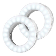 Carica l'immagine nel visualizzatore di Gallery, Criacr Luce per Selfie, Cellulare con ad Anello, 40 LED + 2 Pezzi