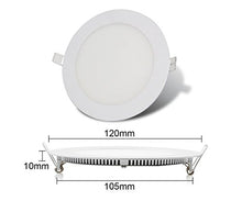 Carica l'immagine nel visualizzatore di Gallery, RPA6WW, Confezione da 2 pezzi LED 6W, Rotondo 120mm, Bianco Caldo 3000K... - Ilgrandebazar