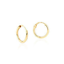Carica l'immagine nel visualizzatore di Gallery, Orecchini per Bambini a cerchio da donna 12x1.5 mm - oro giallo 18K (750)