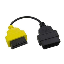 Carica l'immagine nel visualizzatore di Gallery, NiceCheck ECU Scan OBD2 - Cavo Adattatore diagnostico Giallo per Fiat ECUScan