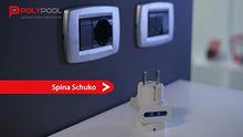 Carica l'immagine nel visualizzatore di Gallery, Poly Pool PP2351 Adattatore Triplo con 2 Prese Bivalenti, 1 Presa Bianco - Ilgrandebazar