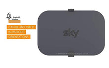 Carica l'immagine nel visualizzatore di Gallery, Staffa per montaggio a parete Sky Q Mini Box, nera, completa di fissaggi