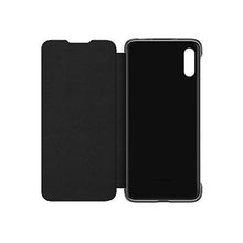 Carica l'immagine nel visualizzatore di Gallery, HUAWEI Flip Cover Originale Y6 2019, Colore Nero in Eco Pelle