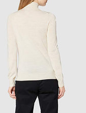 Carica l'immagine nel visualizzatore di Gallery, Marchio Amazon - MERAKI Pullover Lana Merino Donna Collo 48, Beige (Oatmeal) - Ilgrandebazar
