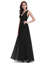 Carica l'immagine nel visualizzatore di Gallery, Ever-Pretty Vestito da Cerimonia Donna Linea ad A Stile Impero 48, Nero - Ilgrandebazar