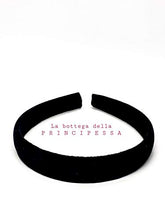 Carica l'immagine nel visualizzatore di Gallery, Set da 3 Cerchietti in Velluto Non imbottito Leggermente bombato Made in... - Ilgrandebazar