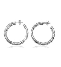 Carica l'immagine nel visualizzatore di Gallery, Linea Italia Gioielli - Cerchi In Argento 925% - Orecchini Donna Diametro... - Ilgrandebazar
