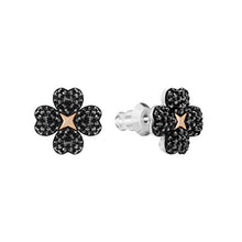 Carica l'immagine nel visualizzatore di Gallery, Swarovski Orecchini Jacket Latisha, Cristallo Nero, da Donna, Mix Di... - Ilgrandebazar