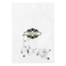 Carica l'immagine nel visualizzatore di Gallery, Fenical Collana girocollo di colore argento con catena choker donne boho... - Ilgrandebazar
