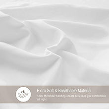 Carica l'immagine nel visualizzatore di Gallery, Veeyoo - Set biancheria da letto con tessuto Singolo (99 cm × 190 cm), Bianca