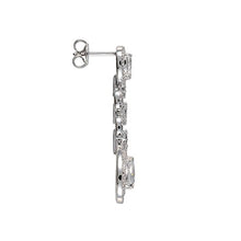 Carica l'immagine nel visualizzatore di Gallery, Esse Marcasite-Anello in argento Sterling placcato al rodio, con Zirconia... - Ilgrandebazar