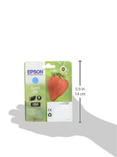 Carica l'immagine nel visualizzatore di Gallery, Epson 29 Serie Fragola, Cartuccia originale getto Standard, Ciano