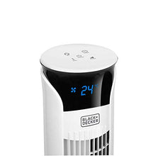 Carica l'immagine nel visualizzatore di Gallery, BLACK+DECKER BXEFT49E Ventilatore a Torre Digitale Oscillante, 109 cm, Bianco