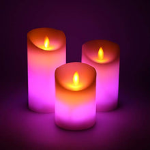 Carica l'immagine nel visualizzatore di Gallery, Candele LED Senza Fiamma Set Luci, ALED LIGHT Bianco Caldo Multicolor Real... - Ilgrandebazar