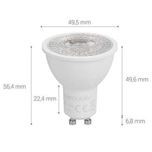 Carica l'immagine nel visualizzatore di Gallery, kwmobile 6x Lampadine LED GU10 7W - 525Lumen A+ luce - non dimmerabile - Ilgrandebazar