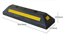 Carica l'immagine nel visualizzatore di Gallery, SNS SAFETY LTD Fermaruota in Plastica per Parcheggi e Garages, Nero, 53 x 15... - Ilgrandebazar