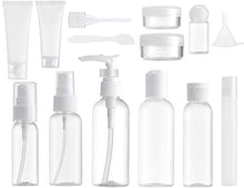 Carica l'immagine nel visualizzatore di Gallery, MYLL 14 Pezz Bottigliette da Viaggio Set per Aereo (Max.100ml), Contenitori...